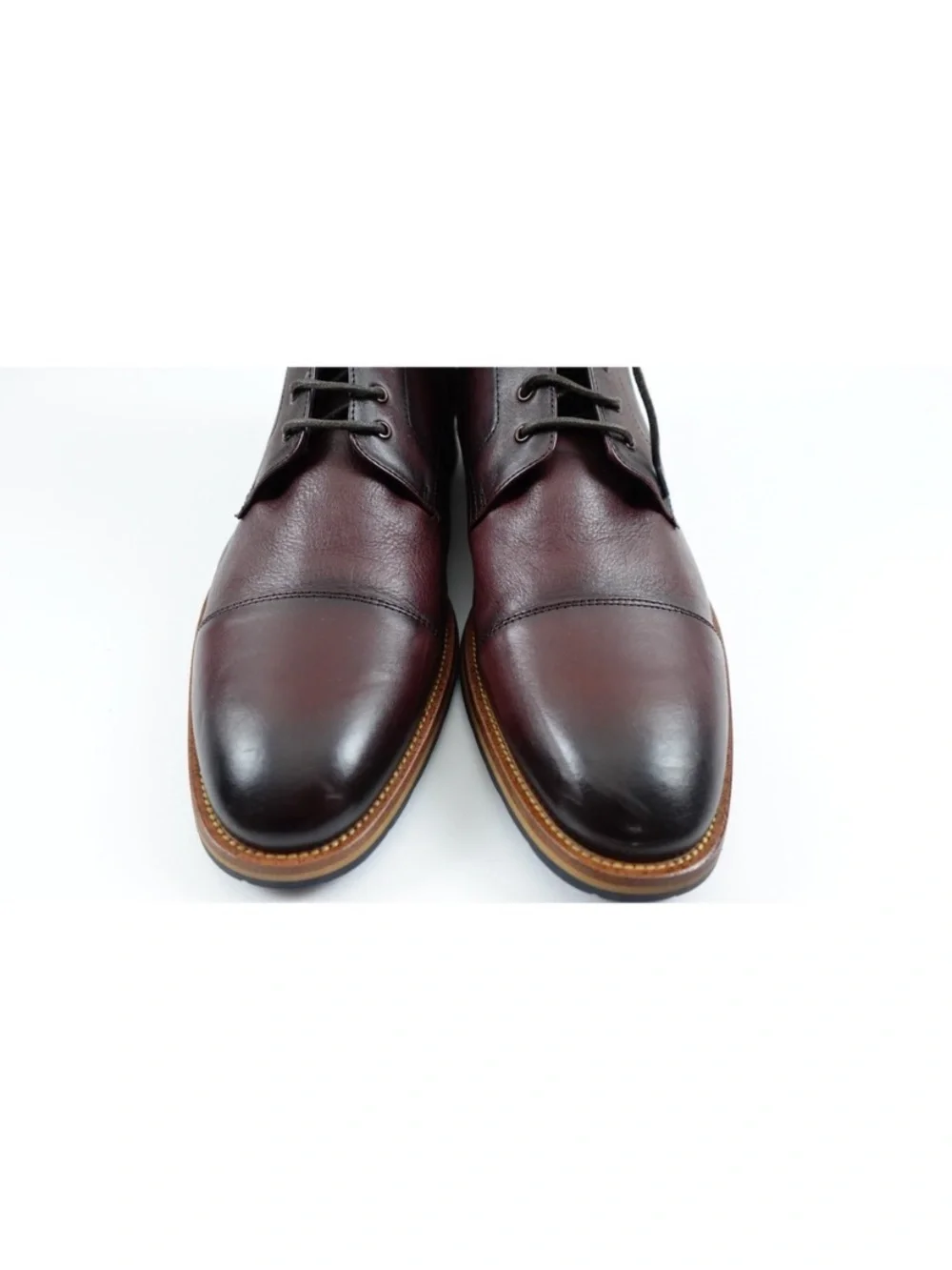 Men's Leather DOCKORIO  Boots in Deep Burgundy